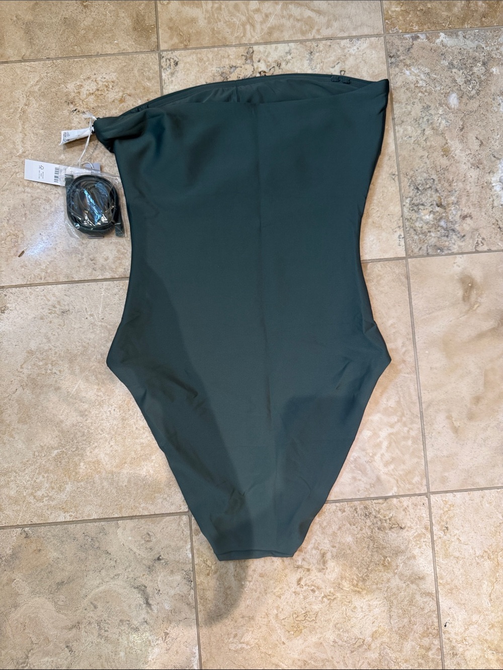 NWT J. Crew Gemma bandeau one piece sculpt swimsuit size 10 - Picture 5 of 6